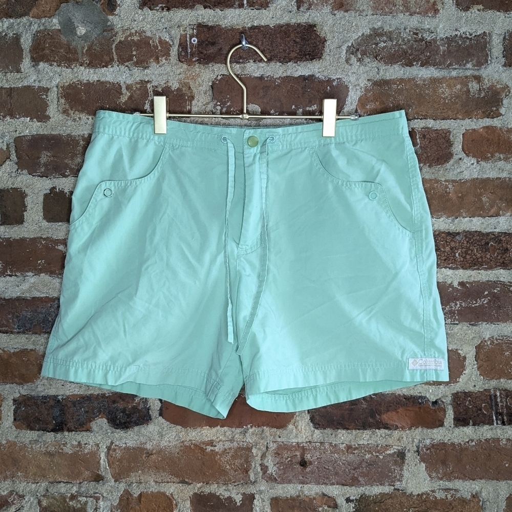 Columbia Medium Sea Green Quick Dry Athletic Hiking Swim‎ Shorts